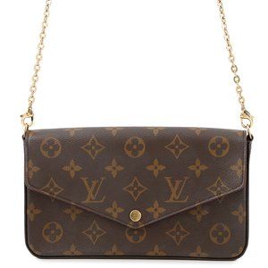 Louis Vuitton Monogram Pochette Felicie Chain Wallet M61276 LOUIS VUITTON Clu...